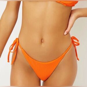 Frankie's Bikinis NWT Sky String‎ Skimpy Bikini Bottom Marmalade Large